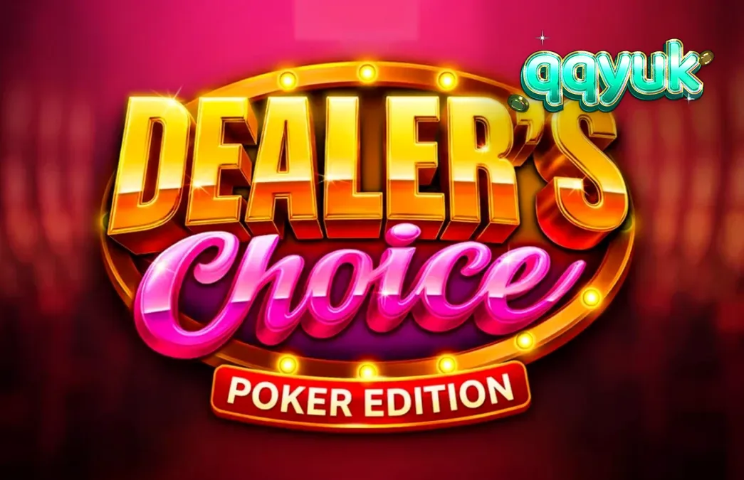 Tampilan antarmuka permainan slot Dealer’s Choice: Poker Edition dengan elemen kartu poker.
